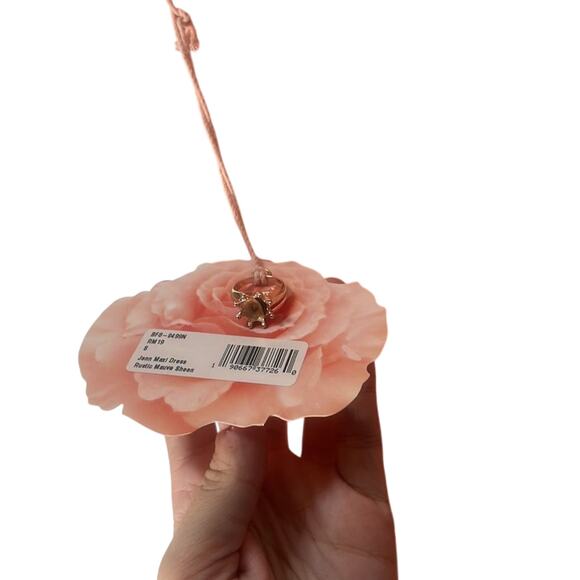 NWT Show Me Your Mumu Rustic Mauve Sheen Jenn Maxi Dress Small Deep V Neck Satin - Picture 6 of 13